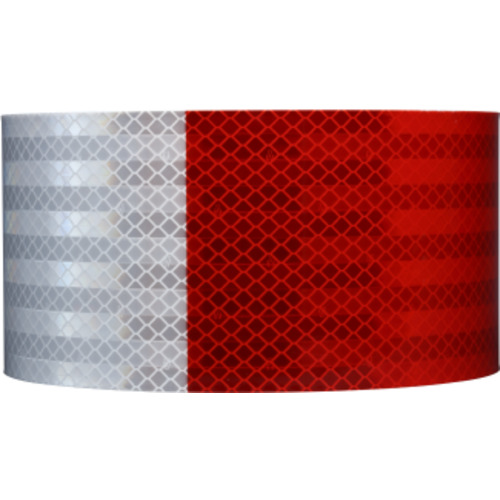 3M Reflective Gate Arm Markings GA1616 Red/White 3″ × 50 yd